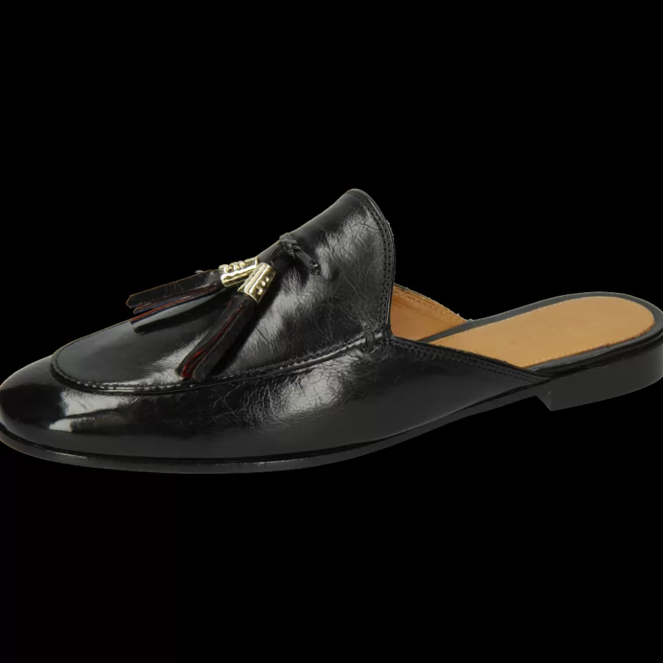 Femme Melvin & Hamilton Mules-Scarlett 2