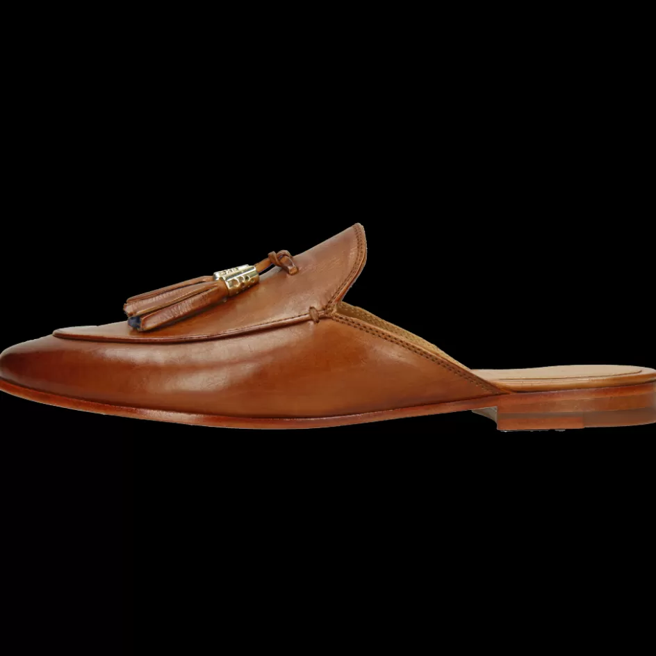 Femme Melvin & Hamilton Mules-Scarlett 2